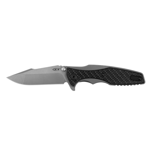 Zero Tolerance Knife by Kershaw ZT 0393GLCF Rick Hinderer Flipper 20CV Titanium/Glow-in-the-Dark Carbon Fiber USA