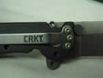 Columbia River CRKT M16-03S Carson Classic Flipper Knife Gray Aluminum Manual LAWKS