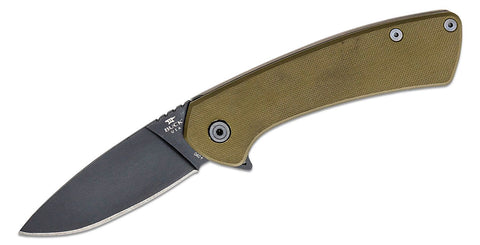 Buck 0040GRS Onset Pro Flipper Knife Black Cerakote S45VN OD Green G10/Stainless Handle USA