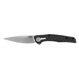 Zero Tolerance Knife by Kershaw ZT 0707 Flipper Stonewashed 20CV Carbon Fiber and Titanium USA