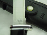 Buck 0102 102 Woodsman Hunting Knife 1995 Made in the USA Black Box UNUSED Lot#102-33