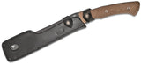 Buck 0108BRS1 108 Compadre Froe Knife 5160 Chopper Blade Micarta Handle Black Leather USA 108BRS1