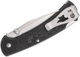 Buck 0112BKS1 112 Ranger Slim Select Knife Black GFN USA Lockback Deep Carry Pocket Clip 112BKS1