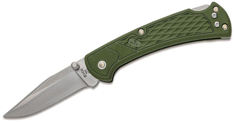 Buck 0112ODS2 112 Ranger Slim Select Knife OD Green GFN Lockback Deep Carry Pocket Clip USA 112ODS2