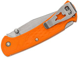 Buck 0112ORS 112 Ranger Slim Select Orange GFN Knife 420HC USA Lockback 112ORS