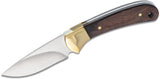 Buck 0113BRS 113 Ranger Skinner Fixed Hunting Knife Ebony Wood Black Leather USA 113BRS