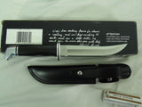 Buck 0121 121 Guide Hunting Knife 1995 USA MADE Black Box NEW in BOX