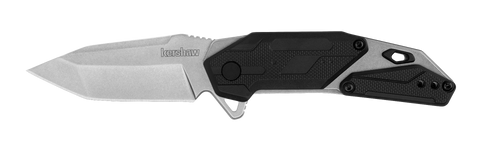 Kershaw 1401 Jetpack Tanto Assisted Flipper Knife Started Series Stainless/GFN Handle