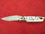 Buck 0175-S19 175 Lightning Limited Edition Artist Series Mallard Ducks Scene USA Made 2000 Linerlock Knife 175S19-2