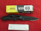 Buck 0177 B177-SPX 177 Adrenaline 2005 Liner Lock Pocket Knife Aluminum Black Serrated 420HC