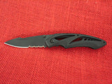 Buck 0177 B177-SPX 177 Adrenaline 2005 Liner Lock Pocket Knife Aluminum Black Serrated 420HC