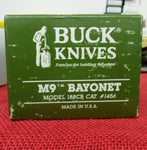 Buck 0188CB 188CB 188 M9 Bayonet Tactical Field Knife Phrobis III USA MADE 1989 UNUSED U.S. Army
