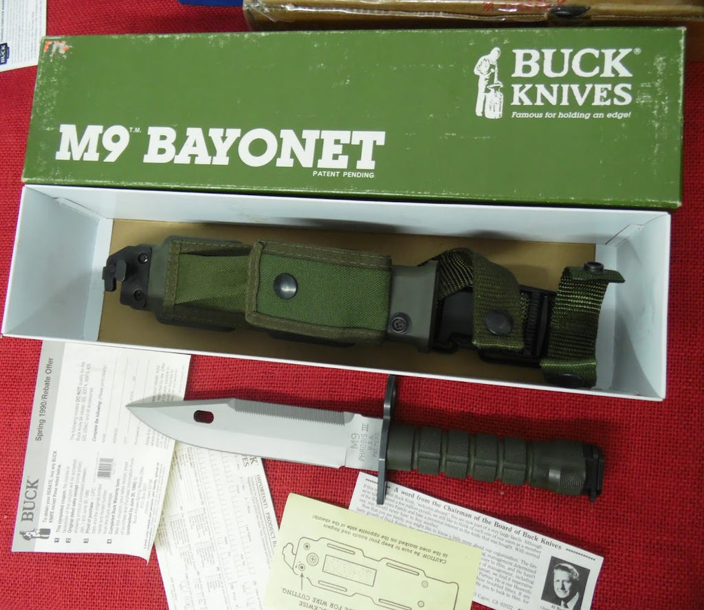 Buck 0188CB 188CB 188 M9 Bayonet Tactical Field Knife Phrobis III ...