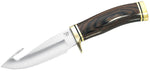 Buck 0191BRG 191 Zipper Fixed Blade Guthook Hunting Knife Dymalux Walnut USA 191BRG 191BR