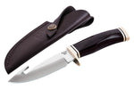 Buck 0191BRG 191 Zipper Fixed Blade Guthook Hunting Knife Dymalux Walnut USA 191BRG 191BR