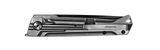 Kershaw 2060 Noventa D2 Art Deco Inspired Knife KVT Ball Bearing "Hidden" Flipper Stainless