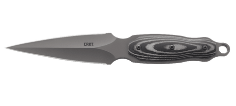 Columbia River CRKT 2075 Shrill Mathew Lerch Fixed Blade Double Edge Boot Knife Micarta