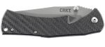Columbia River CRKT 2085 XAN Assisted Pocket Knife Flipper Framelock Folder Darrin Sirois Carbon Fiber/G10 Handle