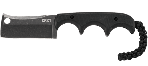 Columbia River CRKT 2383K 2383 Minimalist Cleaver Blackout Alan Folts Neck Knife Sheath Fixed Blade