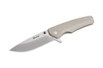 Buck 0254SSS 254 Odessa Flipper Knife Stainless Handle Linerlock 254SSS