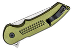 Buck 0262ODS 262 Hexam Assisted Knife Button Lock OD Green  Aluminum Pocket Clip