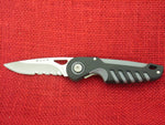 Buck 0281-GYX 281 NXT Liner Lock Partially Serrated Pocket Knife 2005 USA Made UNUSED in Box