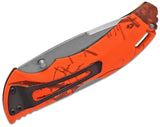 Buck 0285CMS9 285 Bantam Mid-Lock Knife Mossy Oak Blaze Orange Camo GFN 285CMS9