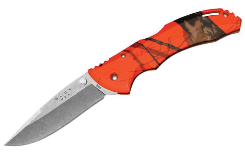 Buck 0286CMS9 286 Bantam Mid-Lock Knife Mossy Oak Blaze Orange GFN 286CMS9
