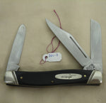 Buck 0301 301 Stockman Pocket Knife 1st Version 1966-1971 by Schrade Grooved Bolsters USA Made Lot#301-3