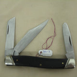 Buck 0301 301 Stockman Pocket Knife 1st Version 1966-1971 by Schrade Grooved Bolsters USA Made Lot#301-3