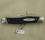 Buck 0301 301 Stockman Pocket Knife 1st Version 1966-1971 by Schrade Grooved Bolsters USA Made Lot#301-3