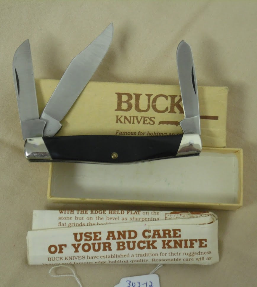 Buck 0303 303 Cadet Pocket Knife Camillus Made 19741985 Pre Date Code