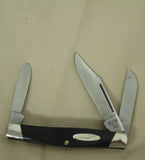 Buck 0303 303 Cadet Pocket Knife Camillus Made 1974-1985 Pre Date Code USA Long Nail Pull  Double Scale Liner Lot#303-12