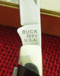 Buck 0303RB 0303RB 303 Cadet Red Bone Pocket Knife 1989 US Made UNUSED in Box