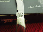 Buck 0309CWS 309 Companion Chairman Series Knife Chuck Signature 2010 USA Cherrywood Dymondwood