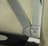 Buck 0311 311 Slim Trapper Pocket Knife RARE Winchester Shield Limited USA Made by Camillus Lot#311-8