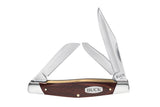 Buck 0373BRS 373 Trio Slip Joint Pocket Knife Woodgrain 3 Blade Stockman 373BRS