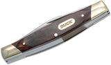 Buck 0373BRS 373 Trio Slip Joint Pocket Knife Woodgrain 3 Blade Stockman 373BRS