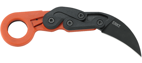 Columbia River CRKT 4041O Provoke Zap Morphing Karambit Kinematic Folding Knife Lightweight Orange Grivory Handle Joe Caswell Design