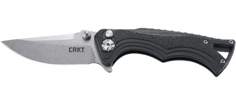 Columbia River CRKT 5220 BT Fighter Compact Flipper Knife Button Lock EDC Brian Tighe Design