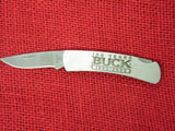 Buck 0525 525 Gent 100 Year Knife Centennial Logo Stainless Handle USA 2002 lot#525-8