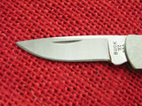 Buck 0525 525 Gent 100 Year Knife Centennial Logo Stainless Handle USA 2002 lot#525-8