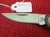 Buck 0525 525 525S5B Gent Memory Artist Series Knife Eagle Aluminum USA 2001 lot#525-3