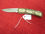Buck 0525 525 525S6B Gent Memory Artist Series Knife Wolf Aluminum USA 2001 lot#525-4