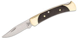 Buck 0055BRS The 55 Ebony Lockback Pocket Knife 420HC USA 55BRS