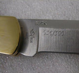 Buck 0110EBS The Federal 50th Anniversary Folding Hunter Knife Remake 1st Version 110 2014 Single Line Stamp
