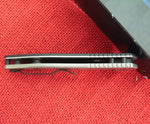 Zero Tolerance Knife by Kershaw ZT 0620 620 Emerson Wave Shaped Feature Tanto Black Elmax G10/Titanium Handle