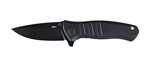 Columbia River CRKT 6295 Dextro TJ Schwartz Black D2 Flipper Knife Aluminum Handle