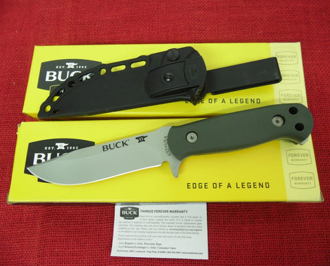 Buck 0632GRS 632 Mesa Fixed Blade Hunting Tactical Knife OD Green USA Made 2018 NIB Lot#BU-232