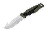 Buck 0657GRG 657 Pursuit Large Guthook Hunting Knife Fixed Blade 420HC GFN/Rubber USA 657GRG